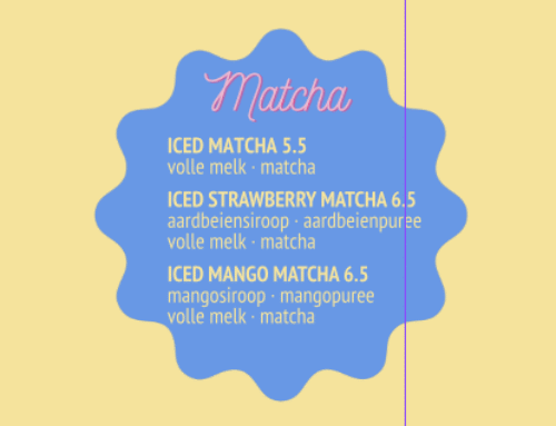 Menukaart voorjaar & zomer 2026